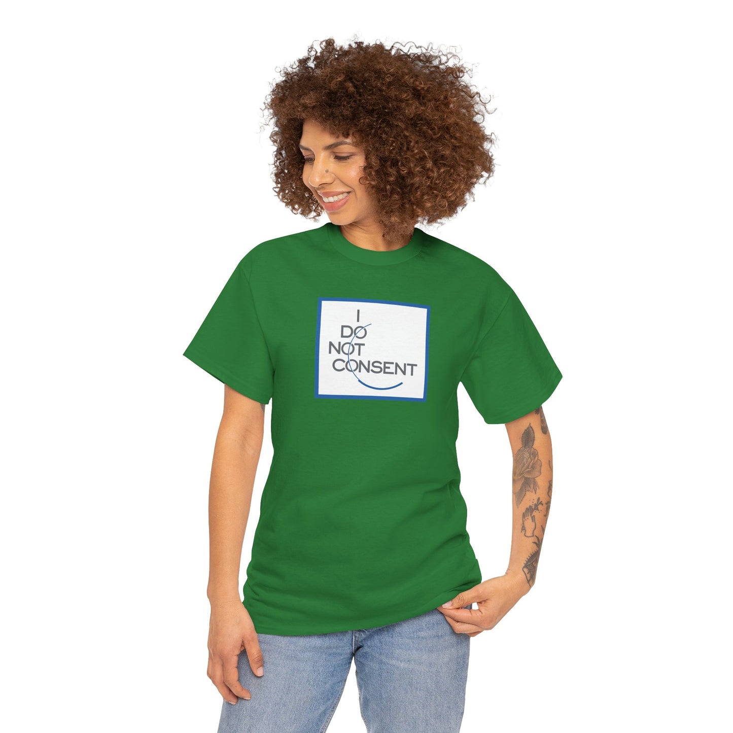 I DO NOT CONSENT Unisex Heavy Cotton Tee