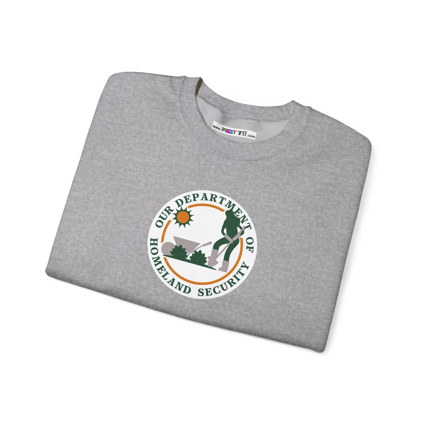 HOMELAND SECURITY (OUR DEPARTMENT OF)  Unisex Heavy Cotton Sweatshirt