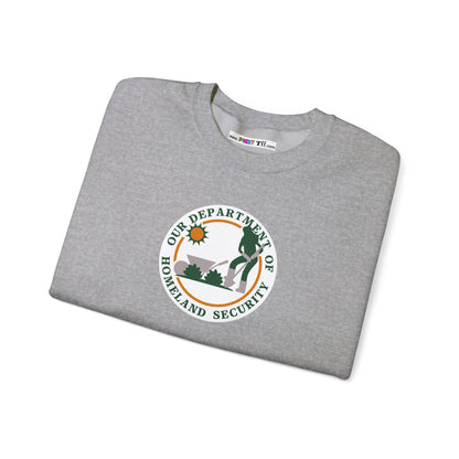HOMELAND SECURITY (OUR DEPARTMENT OF)  Unisex Heavy Cotton Sweatshirt