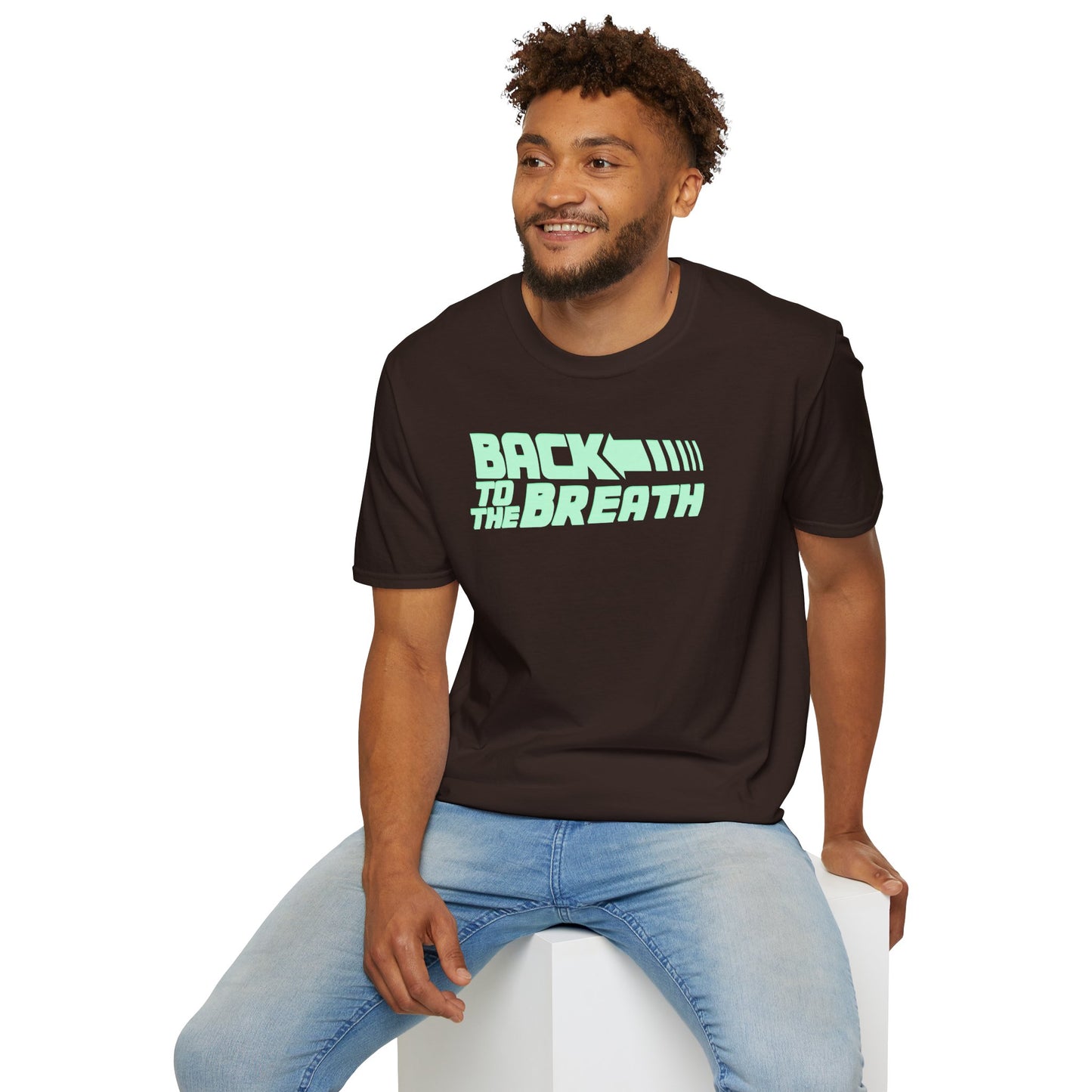 BACK TO THE BREATH Unisex Softstyle 100% Cotton T-Shirt