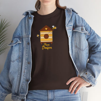 Please Beehive Unisex Heavy Cotton Tee
