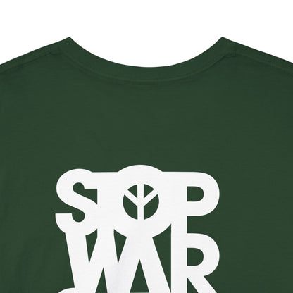 STOP WAR START PEACE Unisex Heavy Cotton Tee