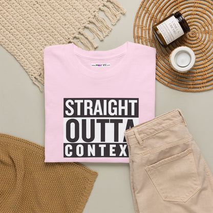 STRAIGHT OUTTA CONTEXT Unisex Heavy Cotton Tee