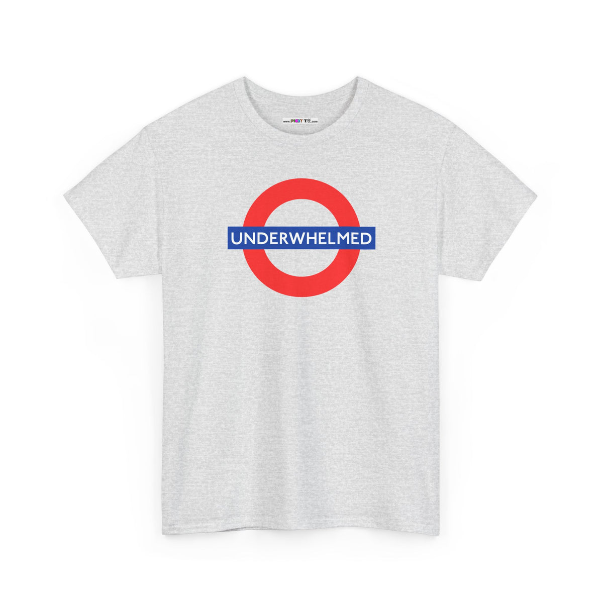 UNDERWHELMED Unisex Heavy Cotton Tee