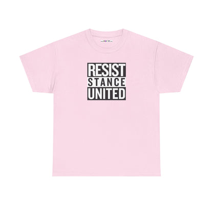 RESIST STANCE UNITED Unisex Heavy Cotton Tee