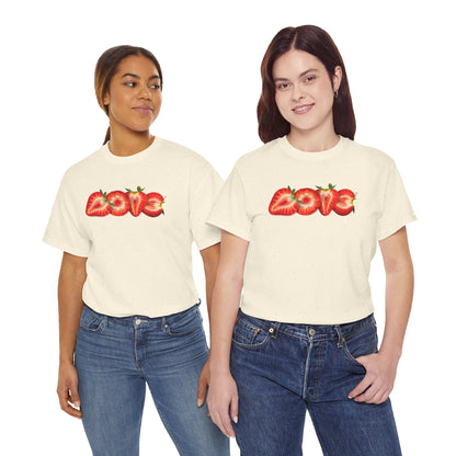 BERRY MUCH LOVE Unisex Heavy Cotton Tee