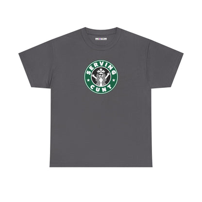 SERVINGCUNT Unisex Heavy Cotton Tee