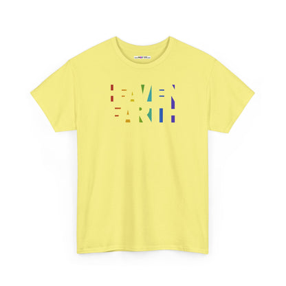HEAVEN ON EARTH Unisex Heavy Cotton Tee — here now.