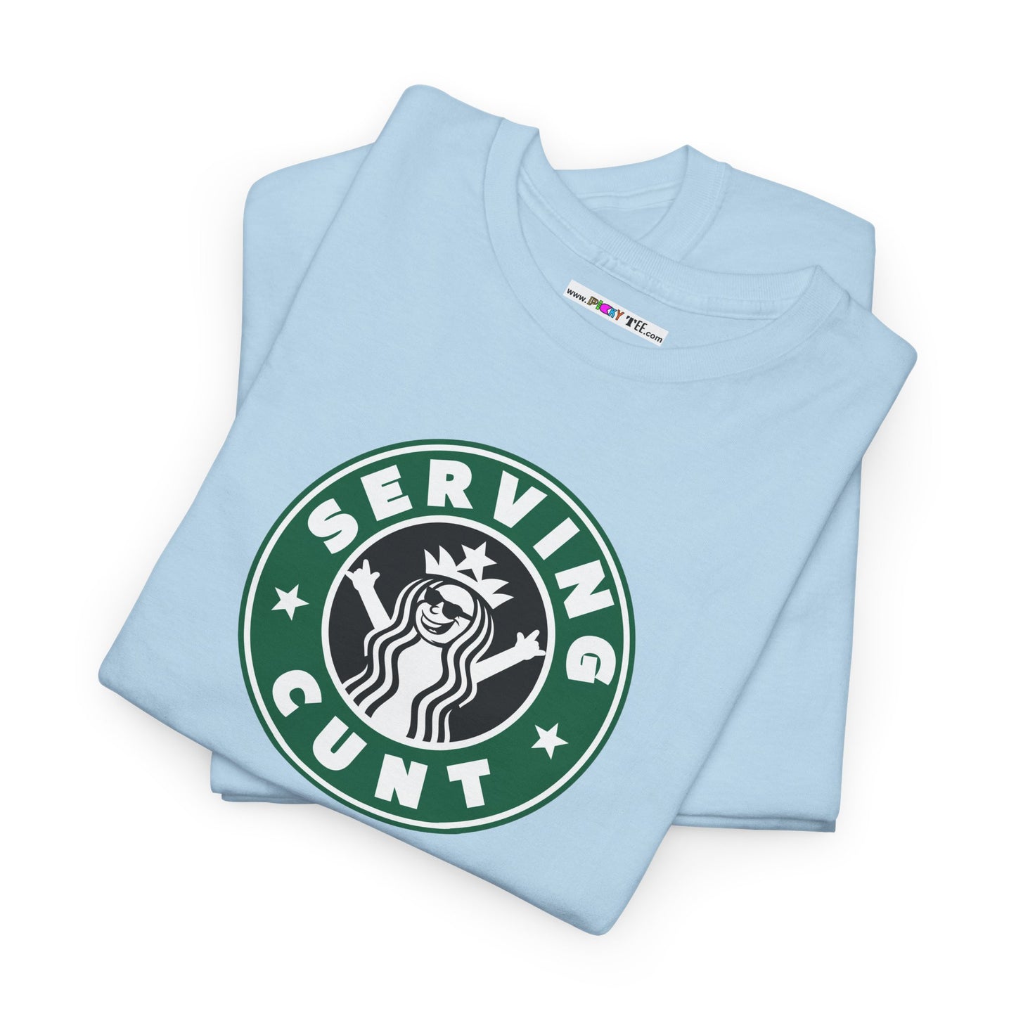 SERVINGCUNT Unisex Heavy Cotton Tee