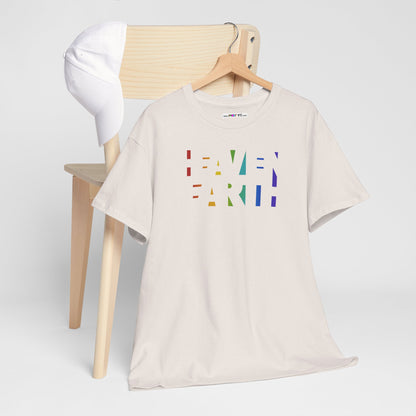HEAVEN ON EARTH Unisex Heavy Cotton Tee — here now.