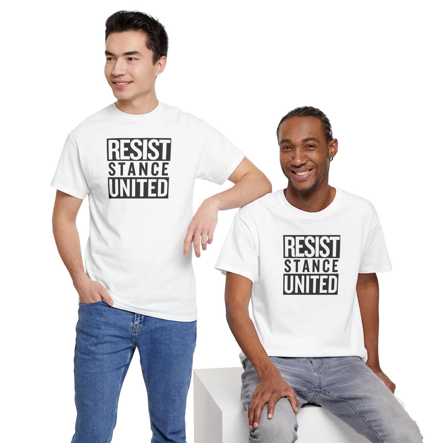 RESIST STANCE UNITED Unisex Heavy Cotton Tee