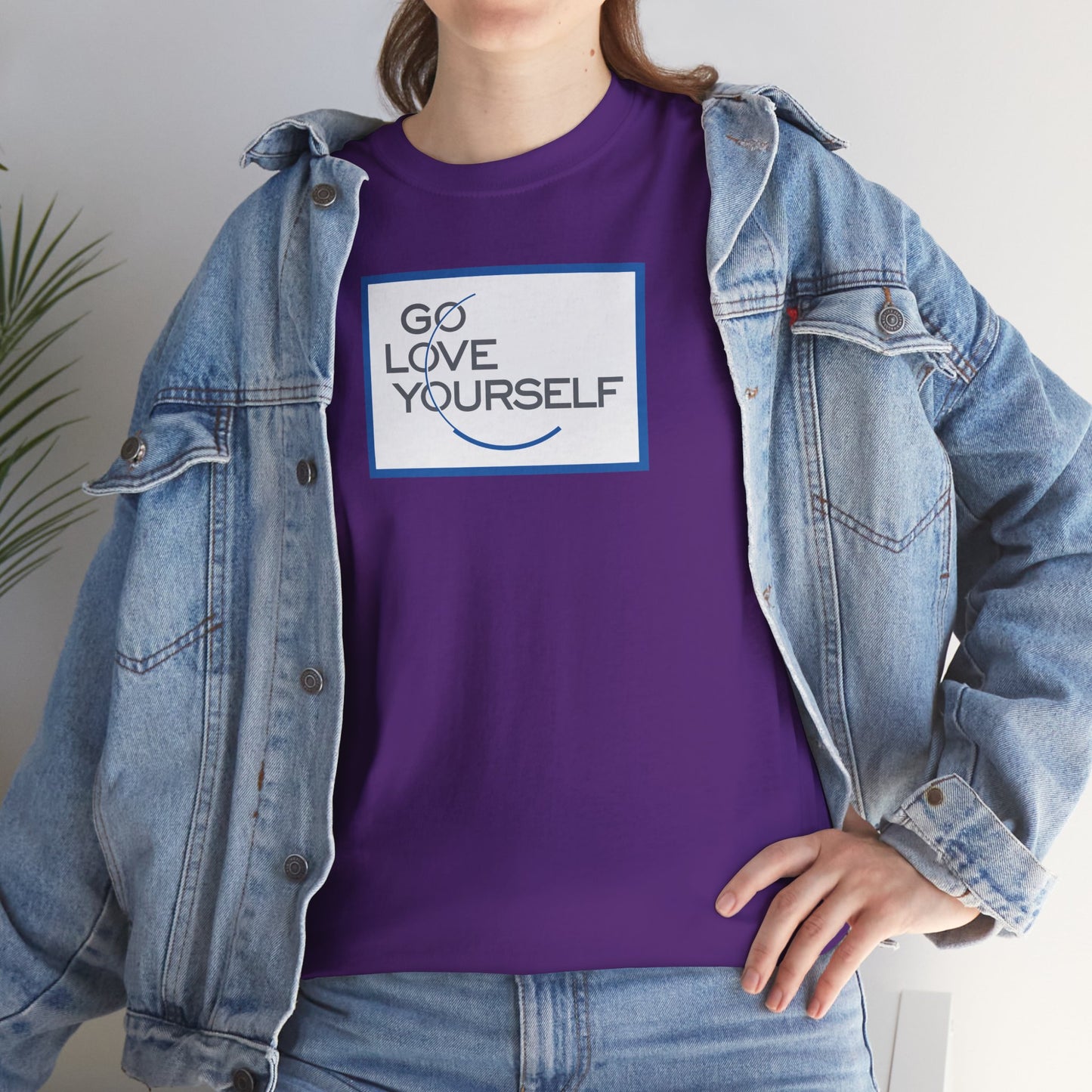 GO LOVE YOURSELF Unisex Heavy Cotton Tee