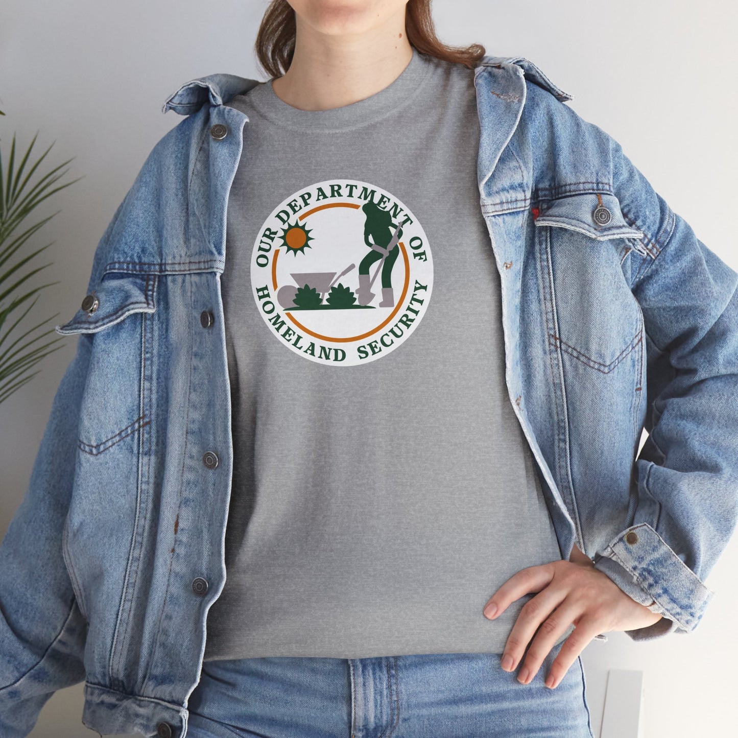 HOMELAND SECURITY (OUR DEPARTMENT OF) Unisex Heavy Cotton Tee