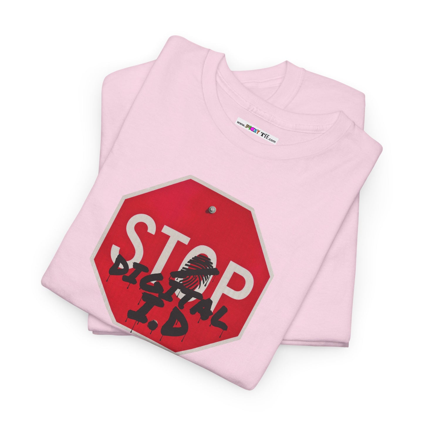 STOP digital i.d Unisex Heavy Cotton Tee