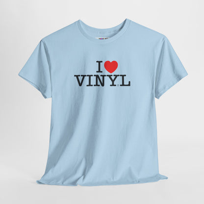 I ❤️ VINYL Unisex Heavy Cotton Tee