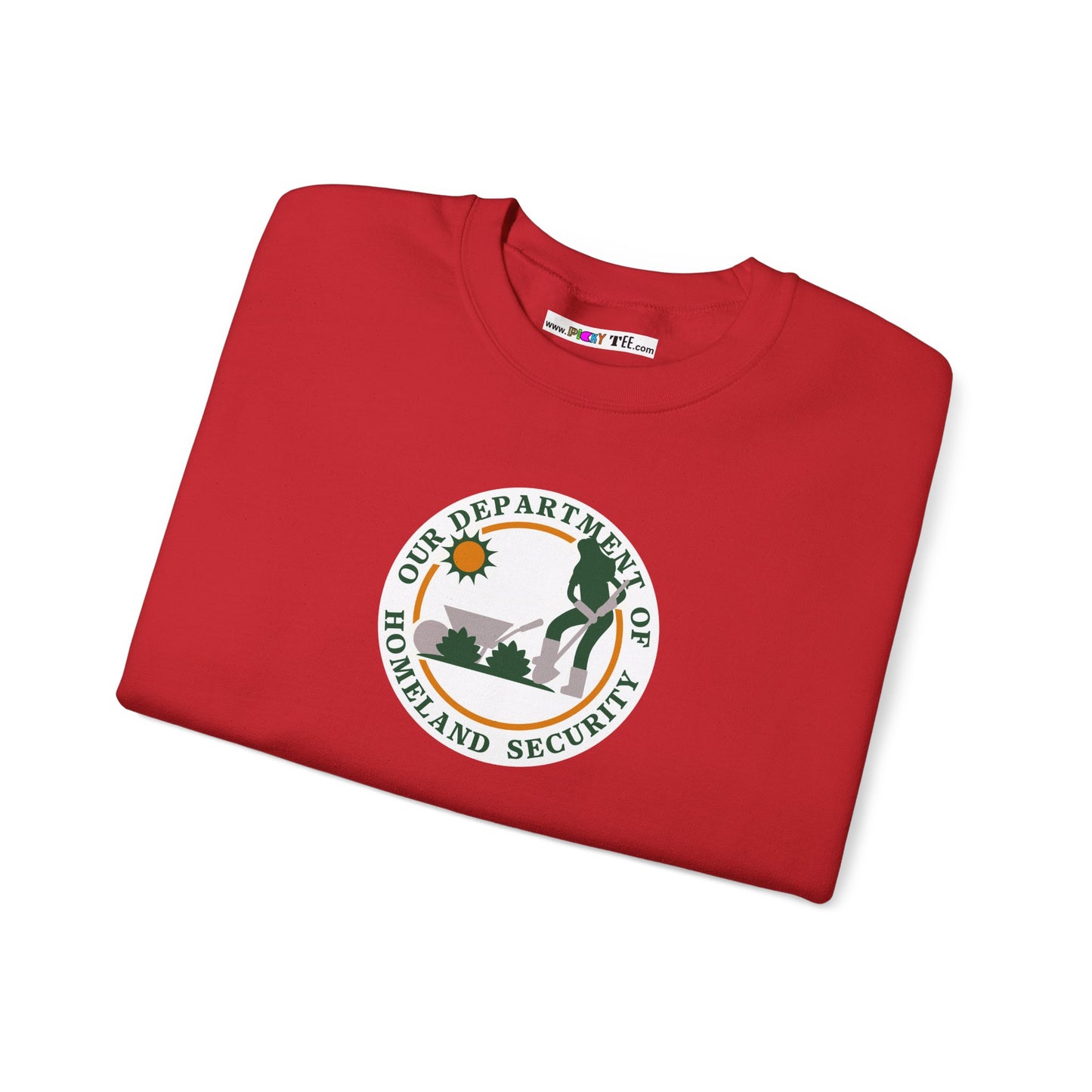 HOMELAND SECURITY (OUR DEPARTMENT OF)  Unisex Heavy Cotton Sweatshirt