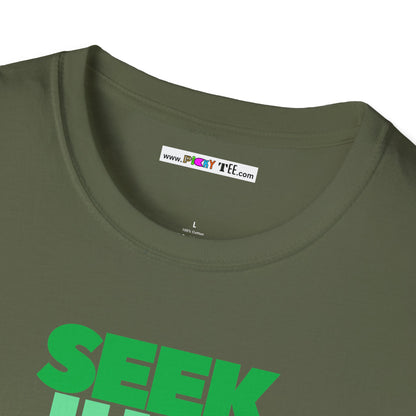 SEEK JUST THIS Unisex Softstyle 100% Cotton T-Shirt