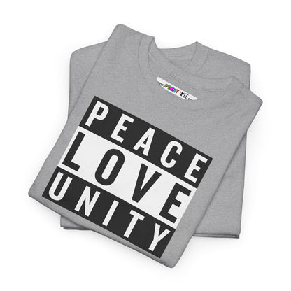PEACELOVEUNITY Unisex Heavy Cotton Tee