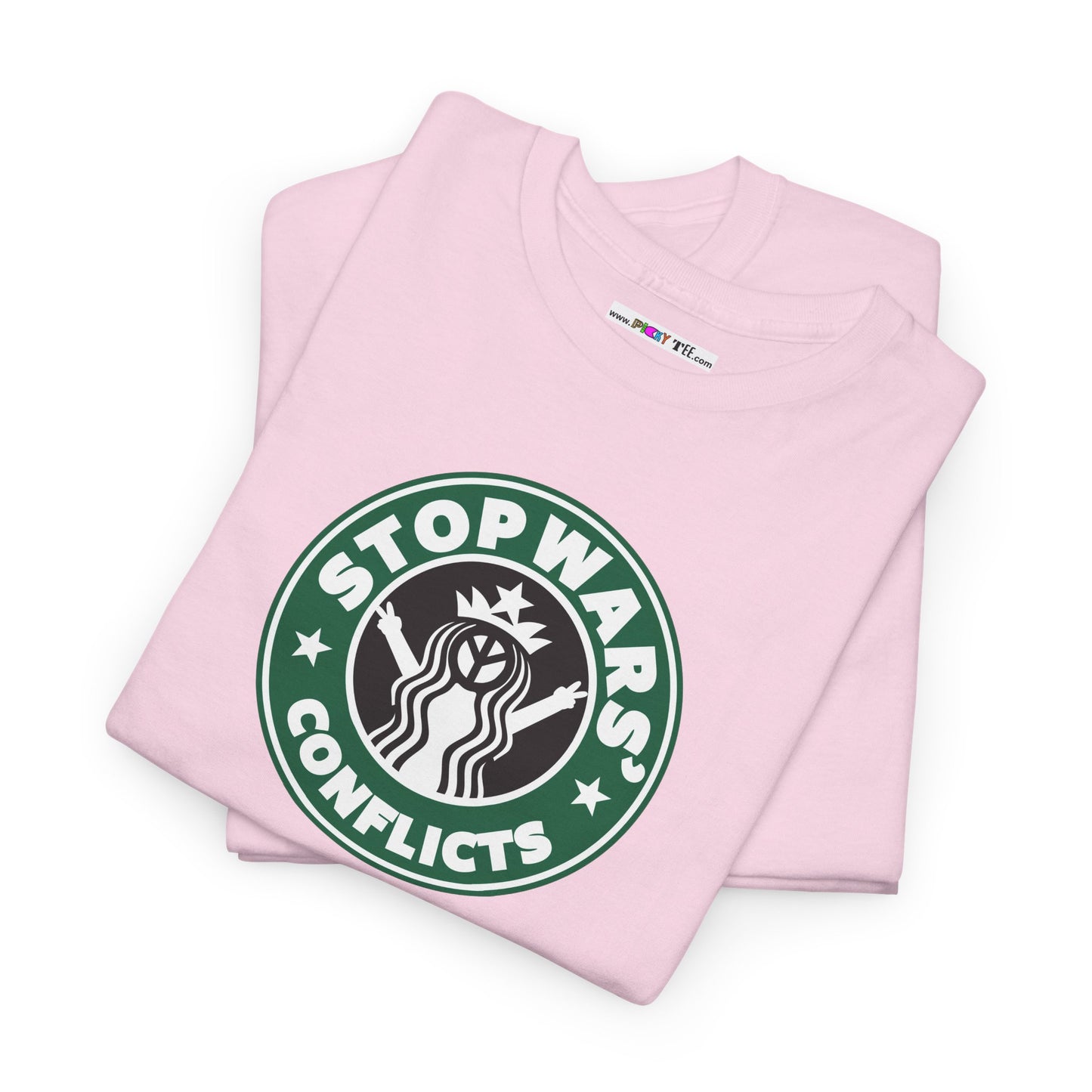 STOP WARS' CONFLICTS Unisex Heavy Cotton Tee
