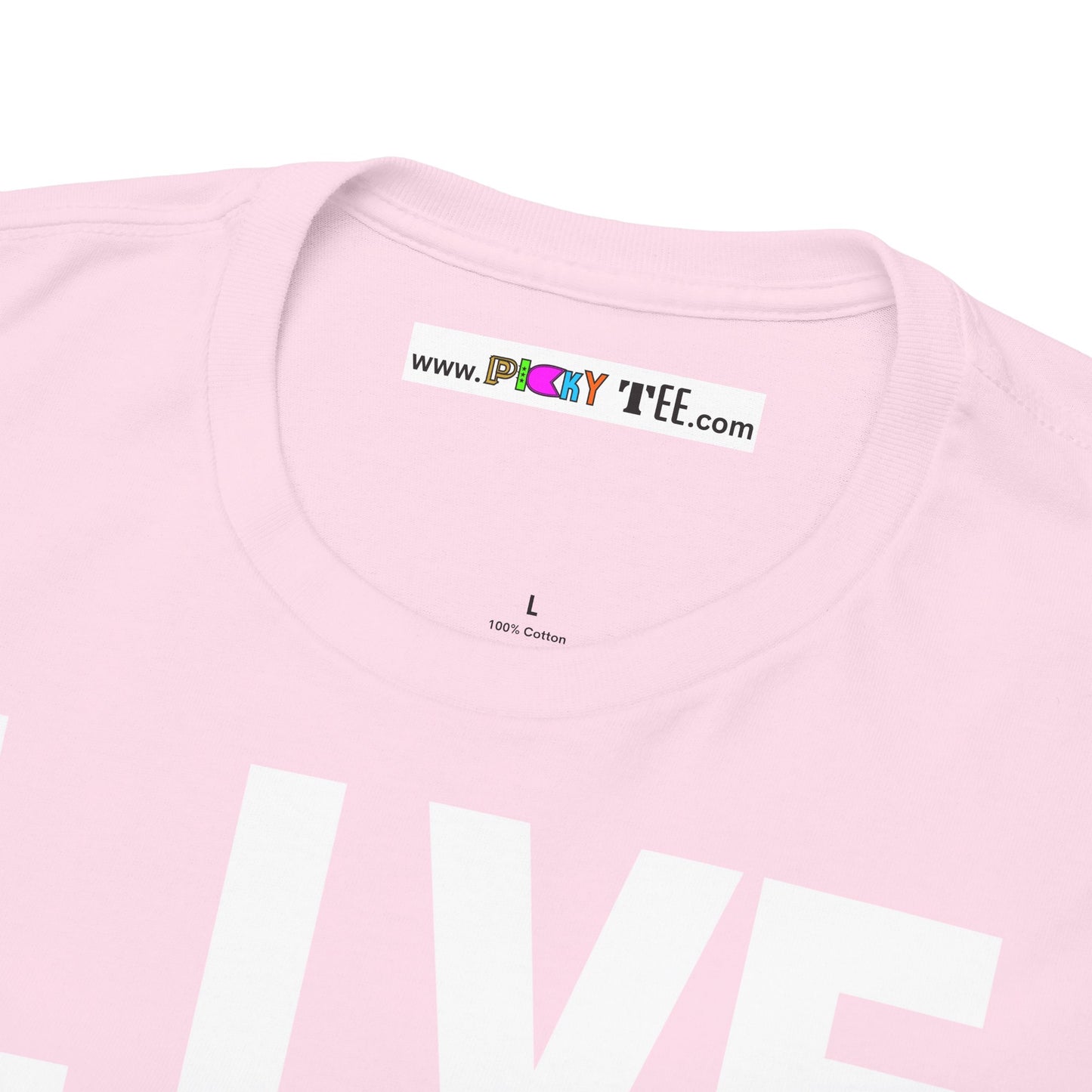 LIVE LOVE Unisex Heavy Cotton Tee