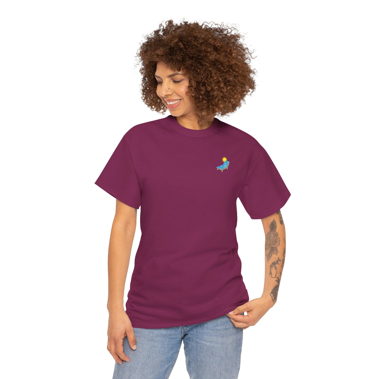 ON THE CHAISE LONGUE ALL DAY LONG Heavy Cotton Tee