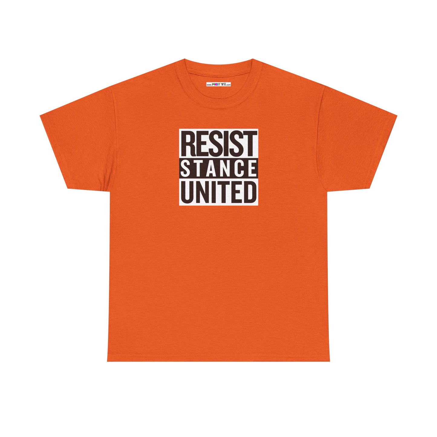 RESIST STANCE UNITED Unisex Heavy Cotton Tee