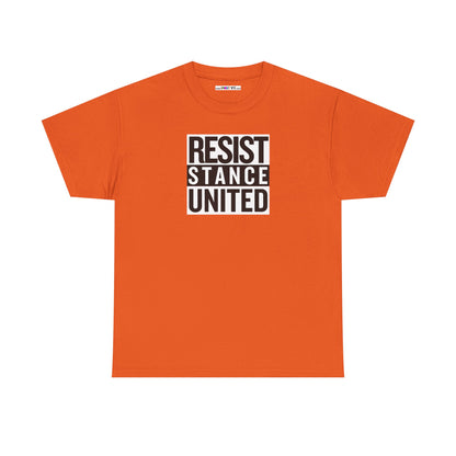 RESIST STANCE UNITED Unisex Heavy Cotton Tee