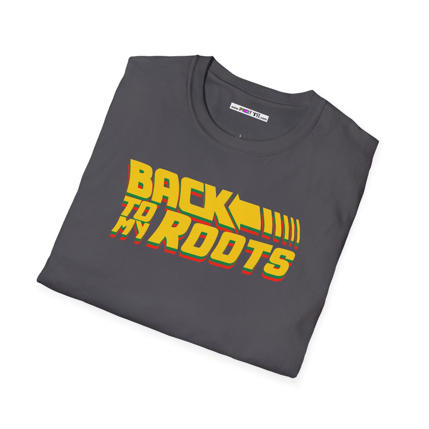 BACK TO MY ROOTS Unisex Softstyle 100% Cotton T-Shirt