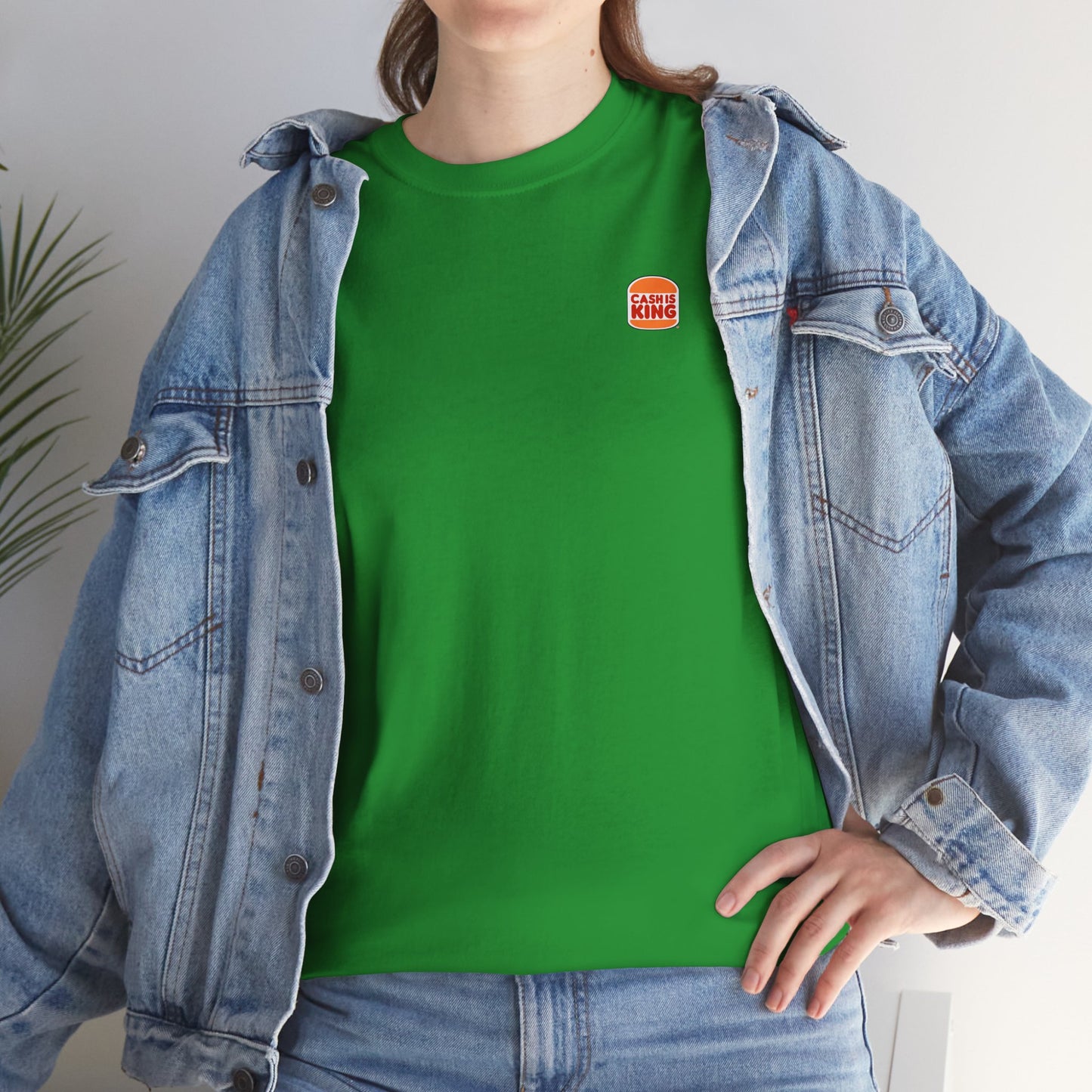 CASH IS KING Unisex Heavy Cotton Tee
