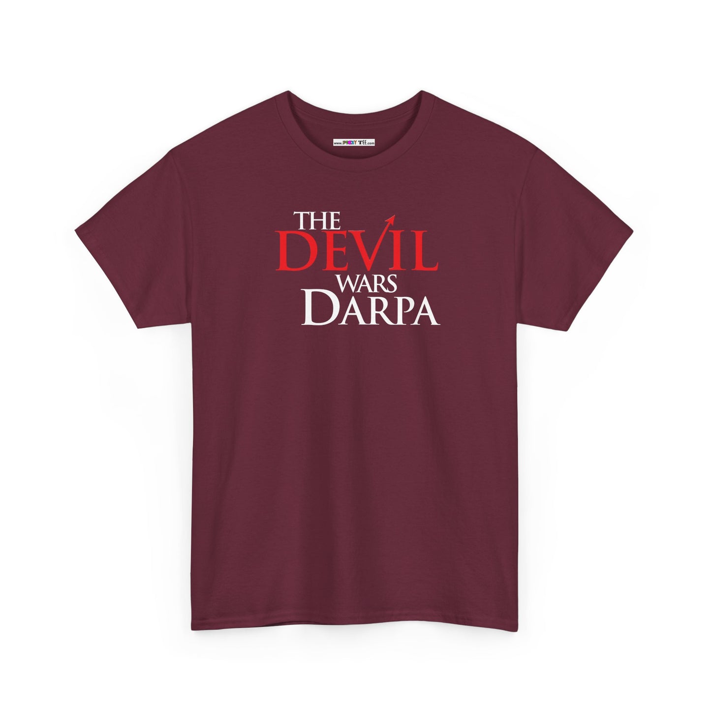 THE DEVIL WARS DARPA Unisex Heavy Cotton Tee