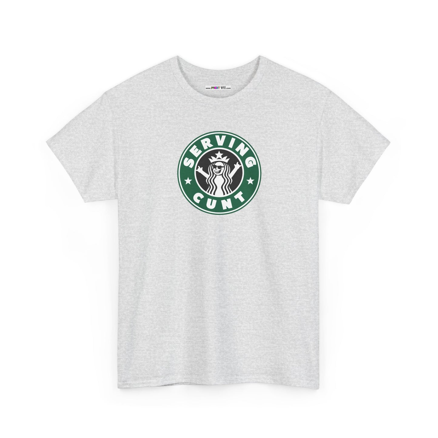 SERVINGCUNT Unisex Heavy Cotton Tee
