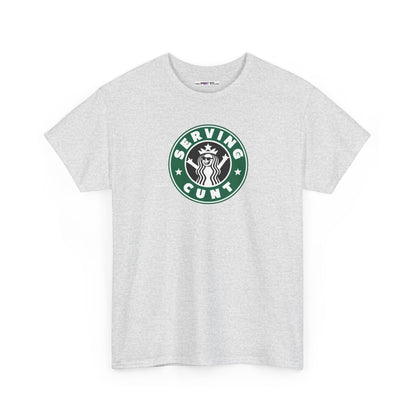 SERVINGCUNT Unisex Heavy Cotton Tee