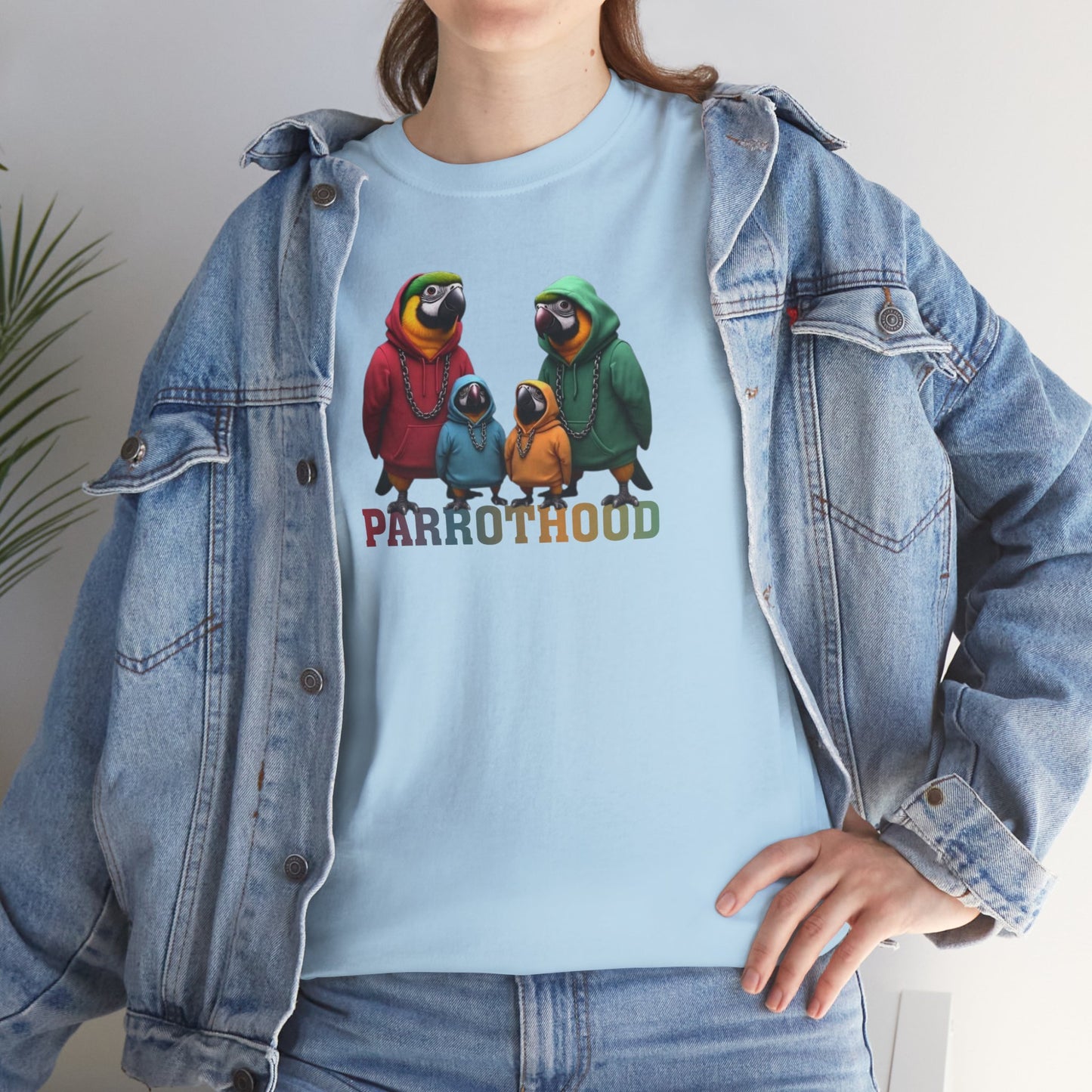 PARROTHOOD Unisex Heavy Cotton Tee