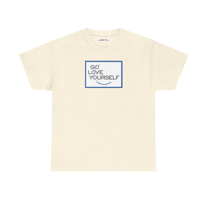 GO LOVE YOURSELF Unisex Heavy Cotton Tee