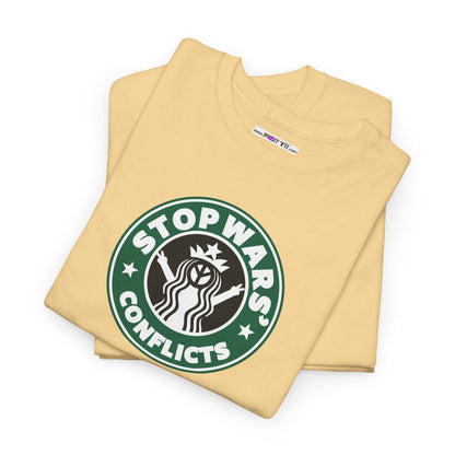 STOP WARS' CONFLICTS Unisex Heavy Cotton Tee