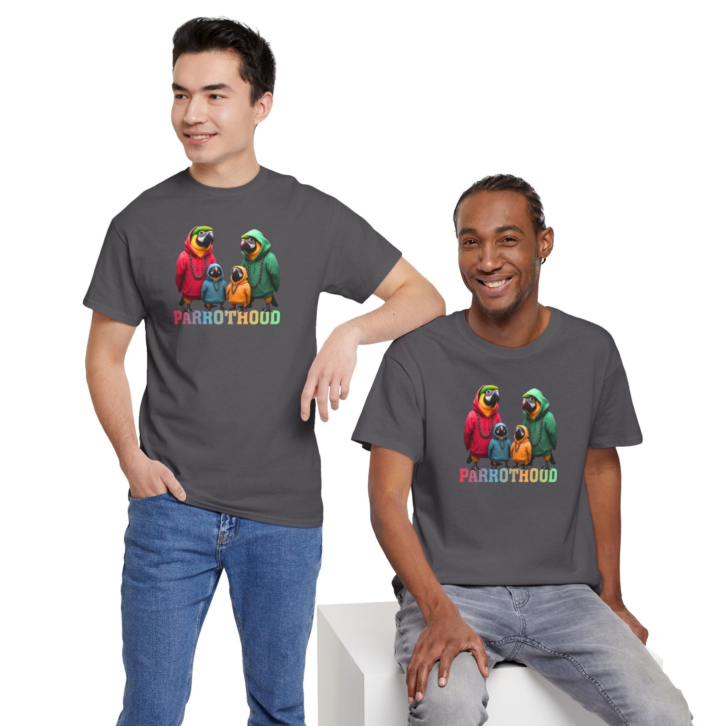 PARROTHOOD Unisex Heavy Cotton Tee