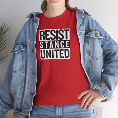 RESIST STANCE UNITED Unisex Heavy Cotton Tee