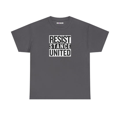 RESIST STANCE UNITED Unisex Heavy Cotton Tee