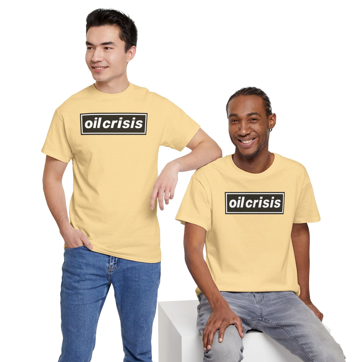 oil crisis/Foil THE crisis Unisex Heavy Cotton Tee