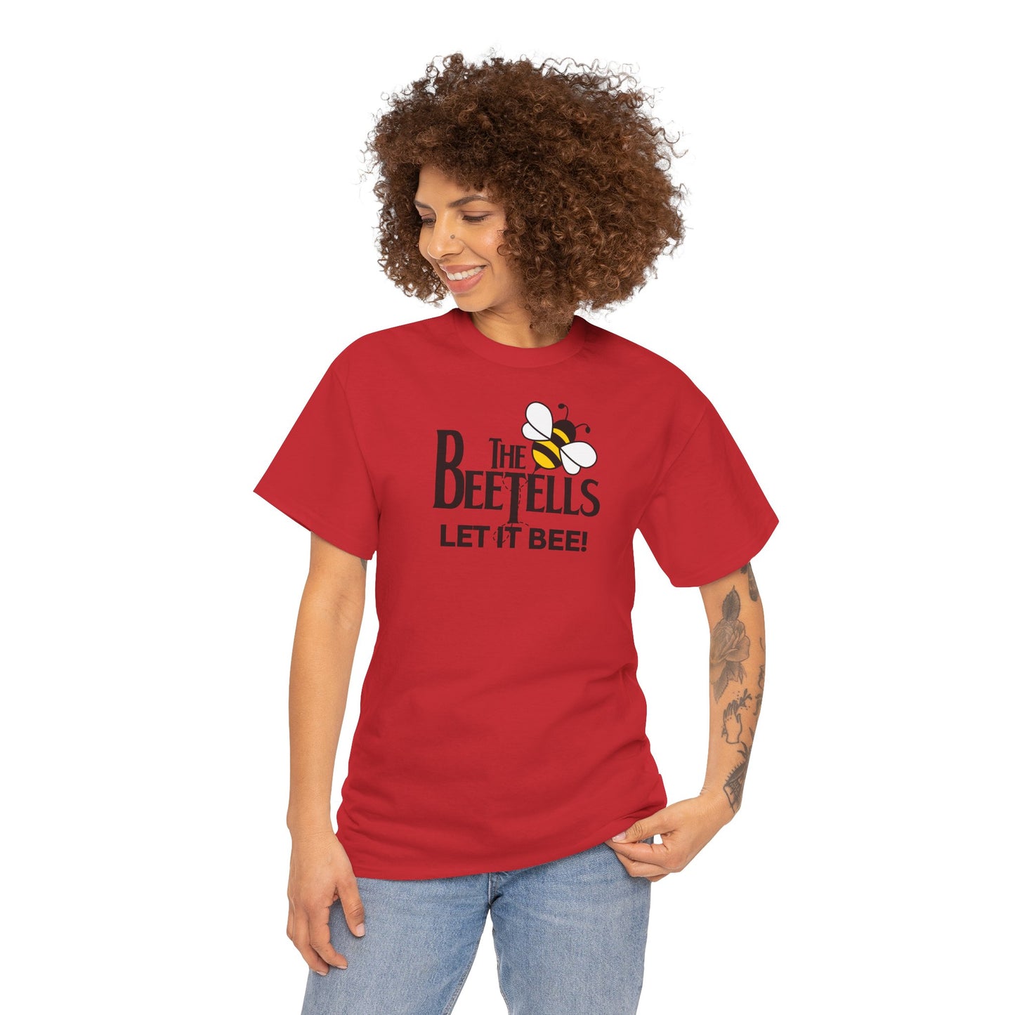 THE BEETELLS  LET IT BEE! Unisex Heavy Cotton Tee