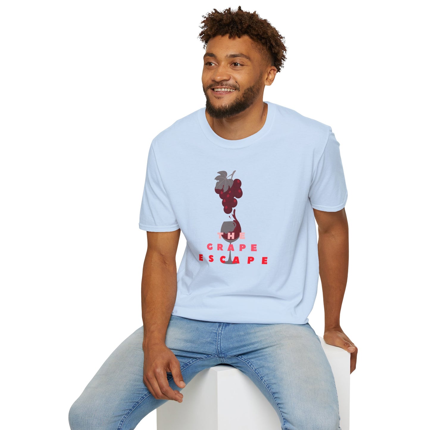 THE GRAPE ESCAPE Unisex Softstyle 100% Cotton T-Shirt