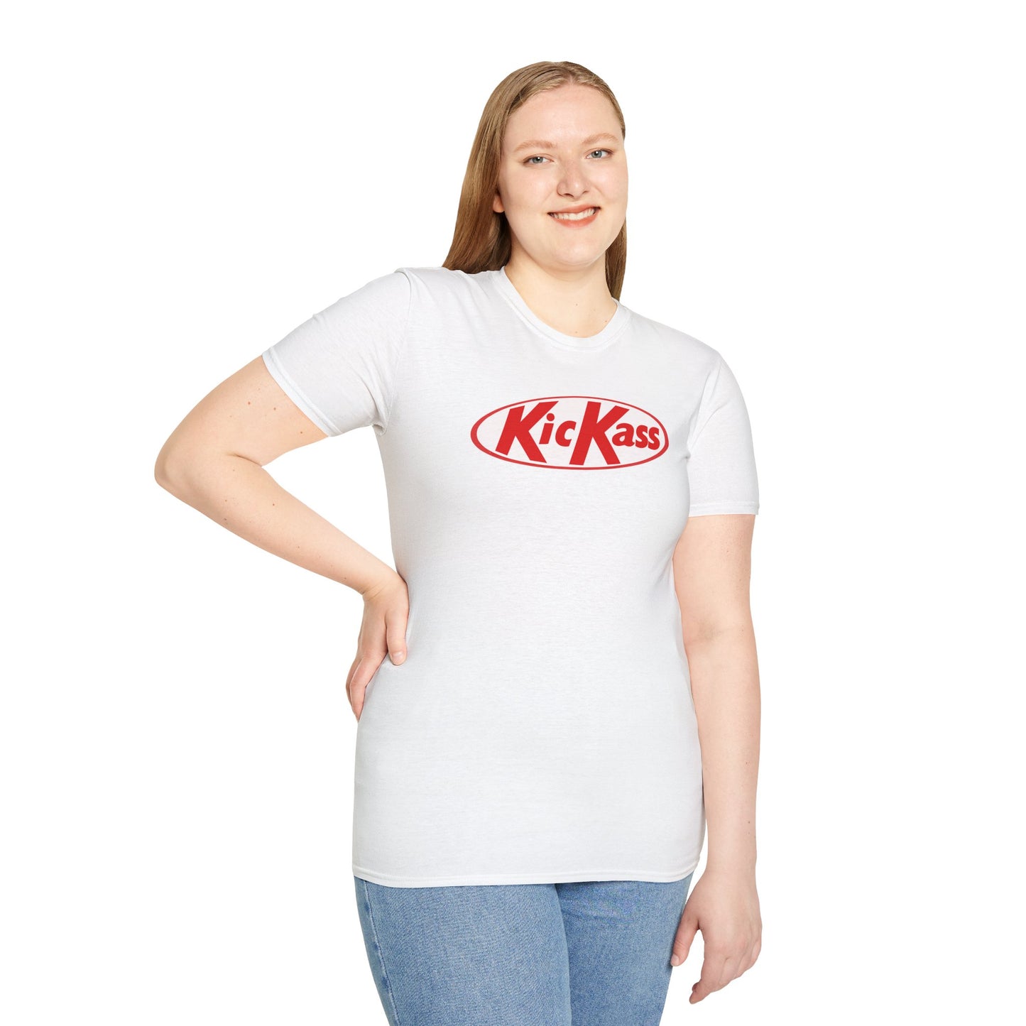 KicKass Unisex Softstyle 100% Cotton T-Shirt