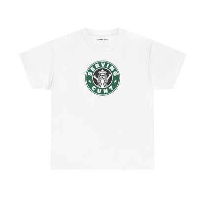 SERVINGCUNT Unisex Heavy Cotton Tee