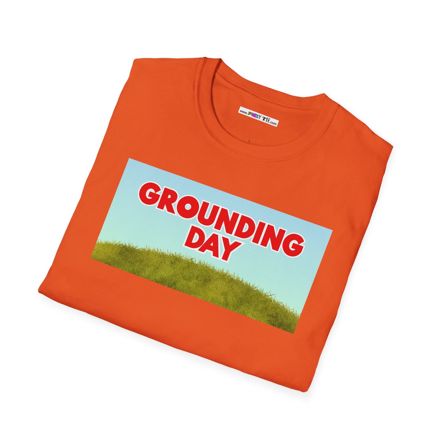 GROUNDING DAY Unisex Softstyle 100% Cotton T-Shirt