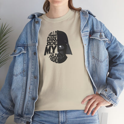 HELLO DARKSIDE MY OLD FRIEND Unisex Heavy Cotton Tee