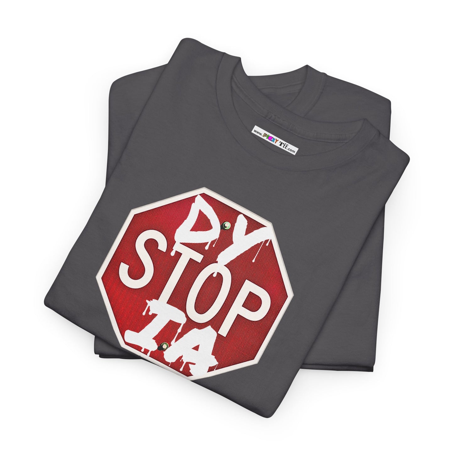 STOP DYSTOPIA Unisex Heavy Cotton Tee