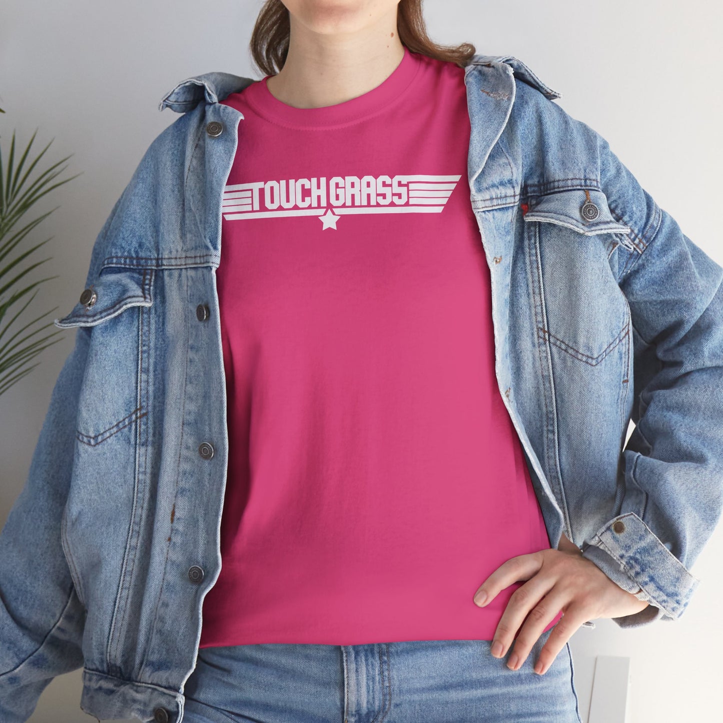 TOUCH GRASS Unisex Heavy Cotton Tee