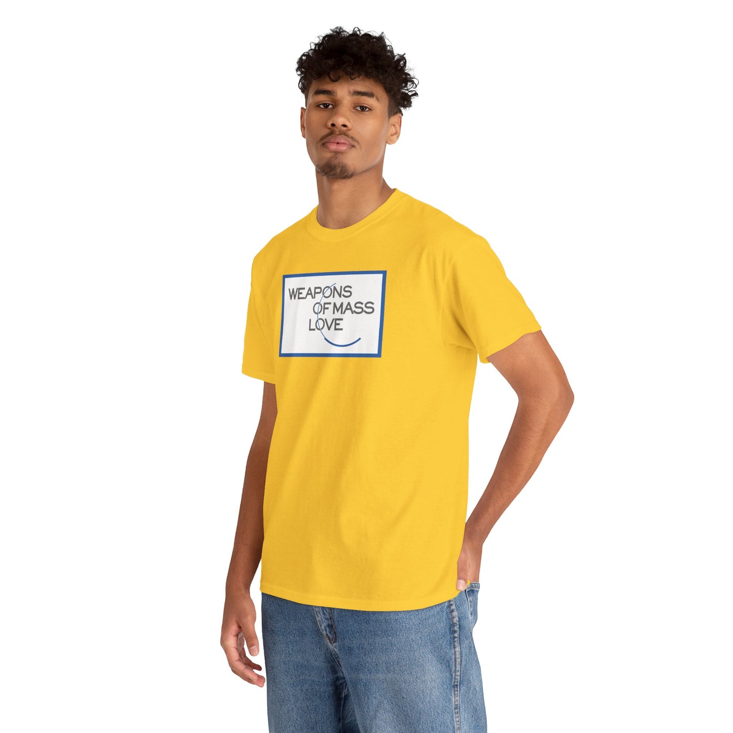 WEAPONS OF MASS LOVE Unisex Heavy Cotton Tee