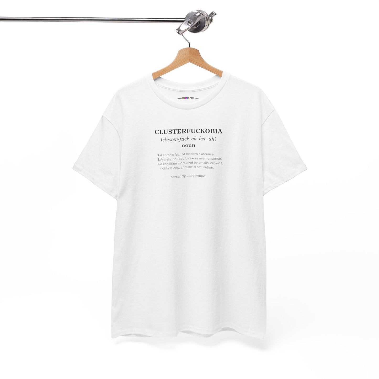 CLUSTERFUCKOBIA Unisex Heavy Cotton Tee