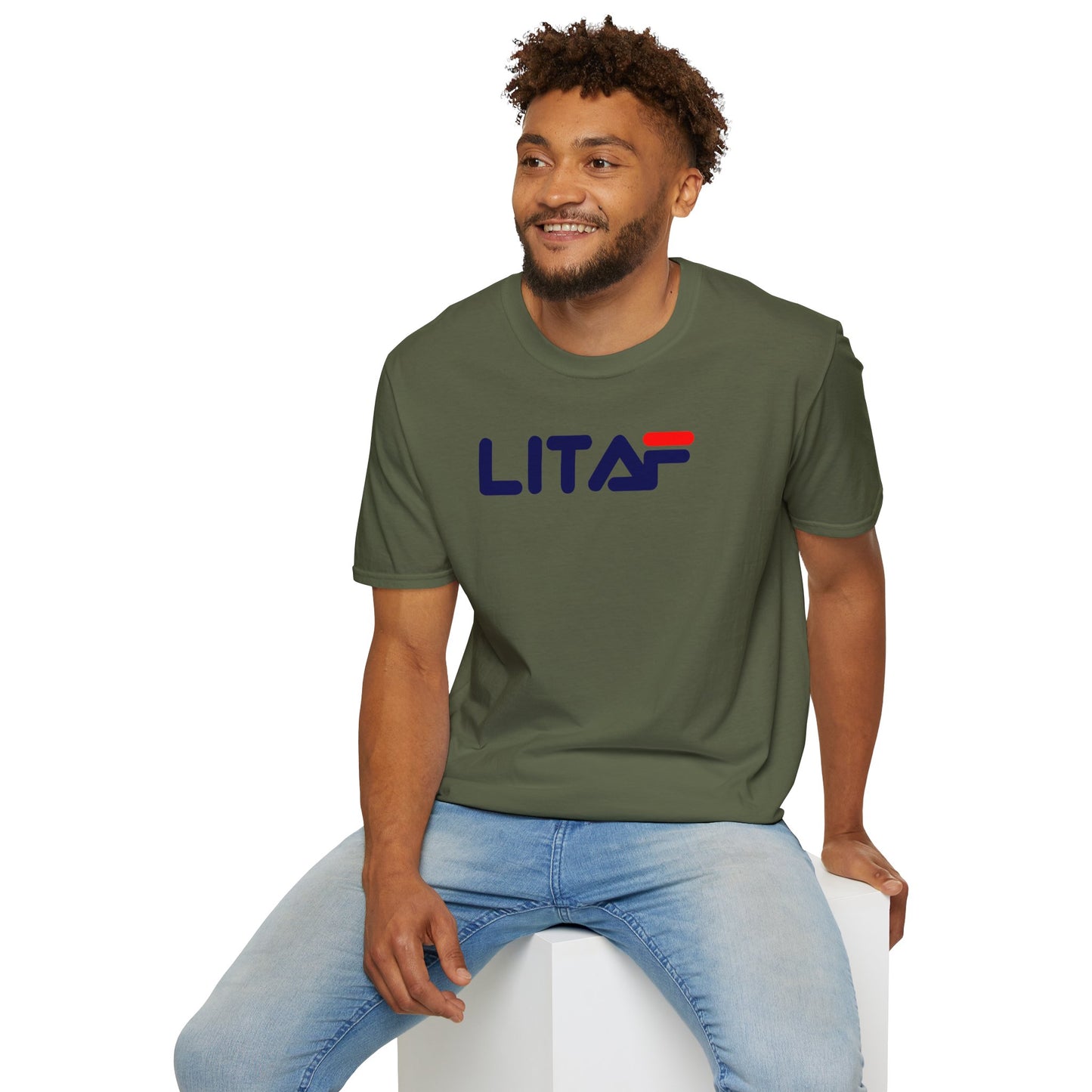 LIT AF Unisex Softstyle 100% Cotton T-Shirt